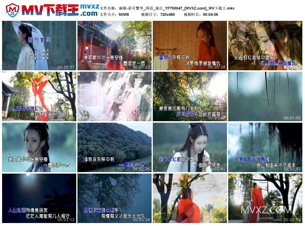 丽歌-看尽繁华_国语_流行_YF700047